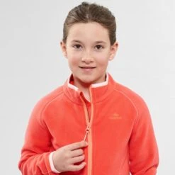Quechua Veste Polaire De Randonnée - MH150 Corail - Enfant 7-15 Ans -Quechua veste polaire de randonnee mh150 corail enfant 7 15 ans 4