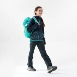 Quechua VESTE POLAIRE DE RANDONNEE - MH500 BLEU - ENFANT 7-15 ANS -Quechua veste polaire de randonnee mh500 bleu enfant 7 15 ans 3