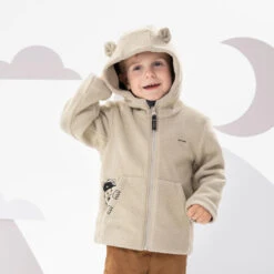 Quechua Veste Polaire De Randonnée - MH500 KID Beige - Enfant 2-6 Ans -Quechua veste polaire de randonnee mh500 kid beige enfant 2 6 ans 3
