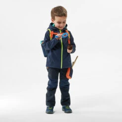 Quechua Veste Softshell De Randonnée - MH550 Bleu Marine - Enfant 2 - 6 Ans -Quechua veste softshell de randonnee mh550 bleu marine enfant 2 6 ans 8