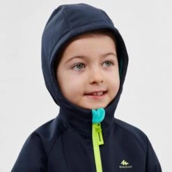Quechua Veste Softshell De Randonnée - MH550 Bleu Marine - Enfant 2 - 6 Ans -Quechua veste softshell de randonnee mh550 bleu marine enfant 2 6 ans 9